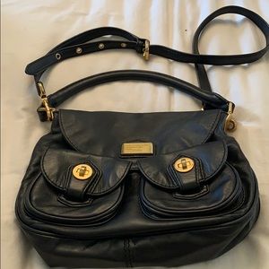 Marc by Marc Jacobs classic black leather flap bag